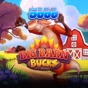 Interface do jogo Big Barn Bucks com tema de fazenda